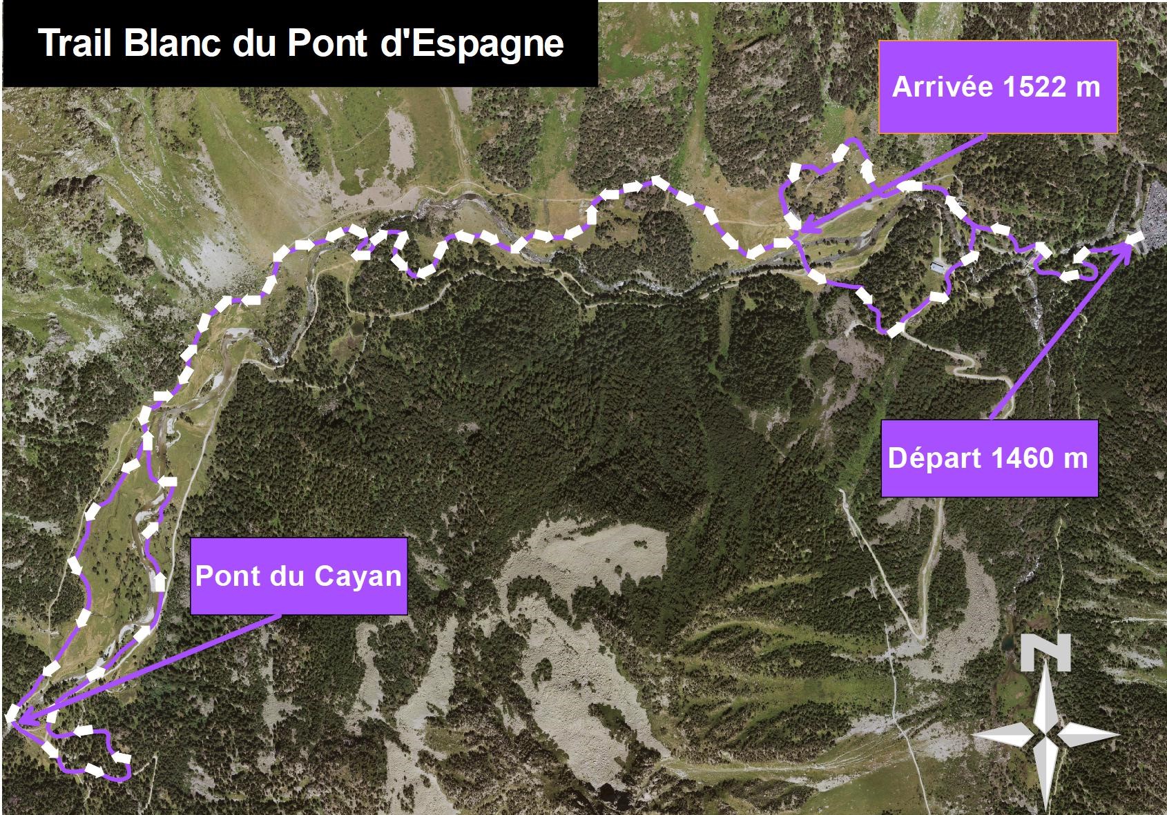 Parcours Trail Blanc 2021