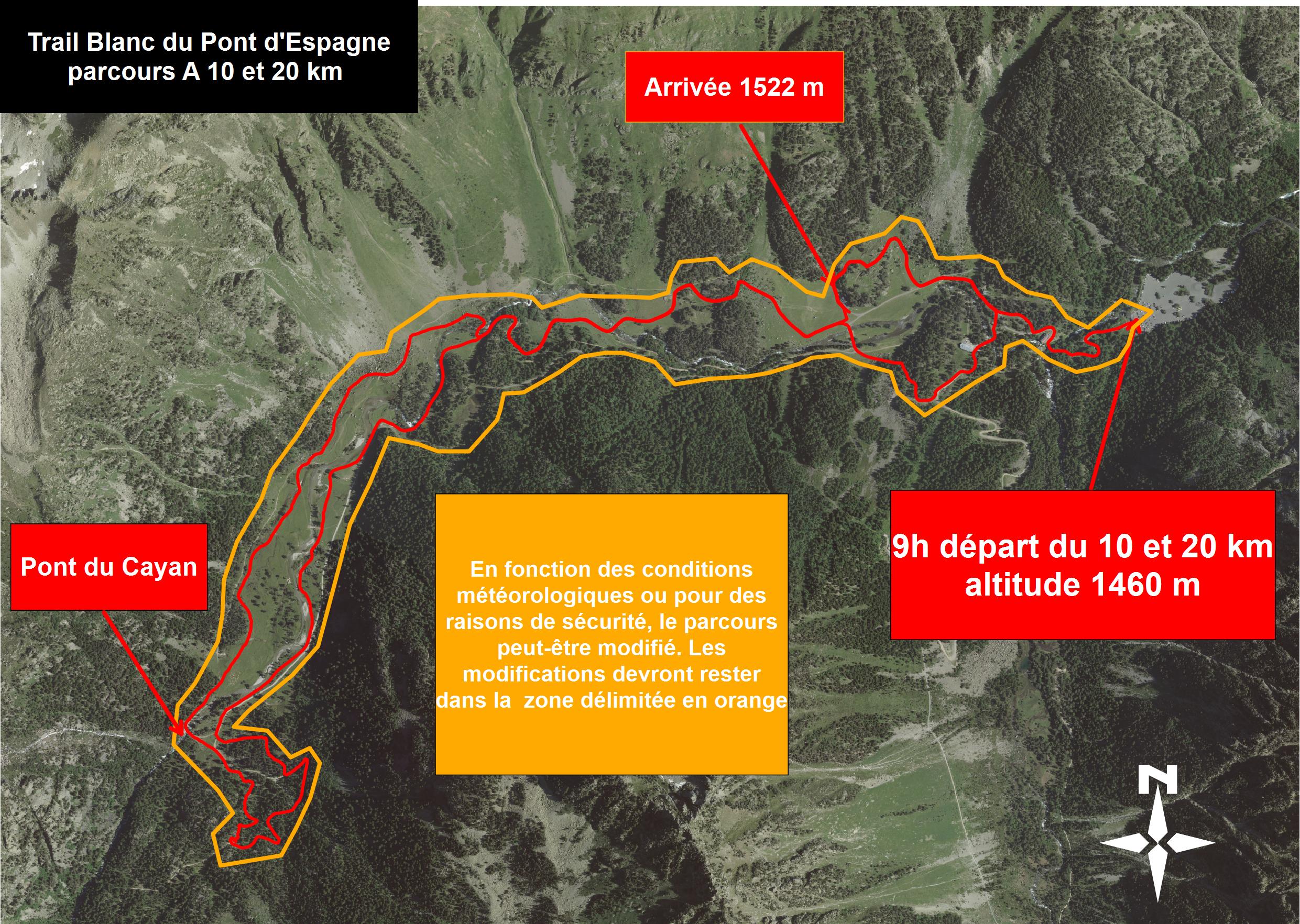 Parcours Trail Blanc 2021