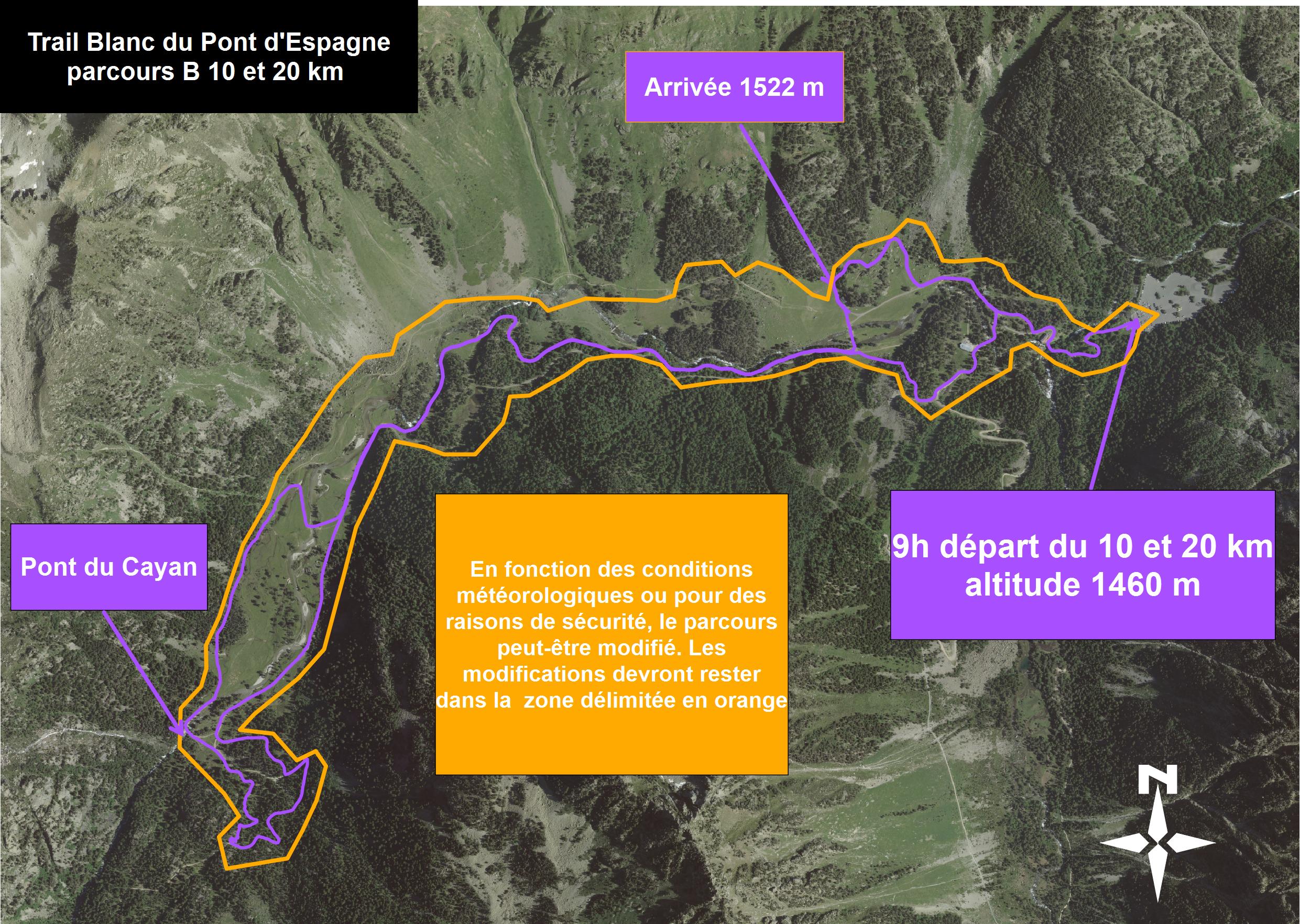 Parcours Trail Blanc 2021